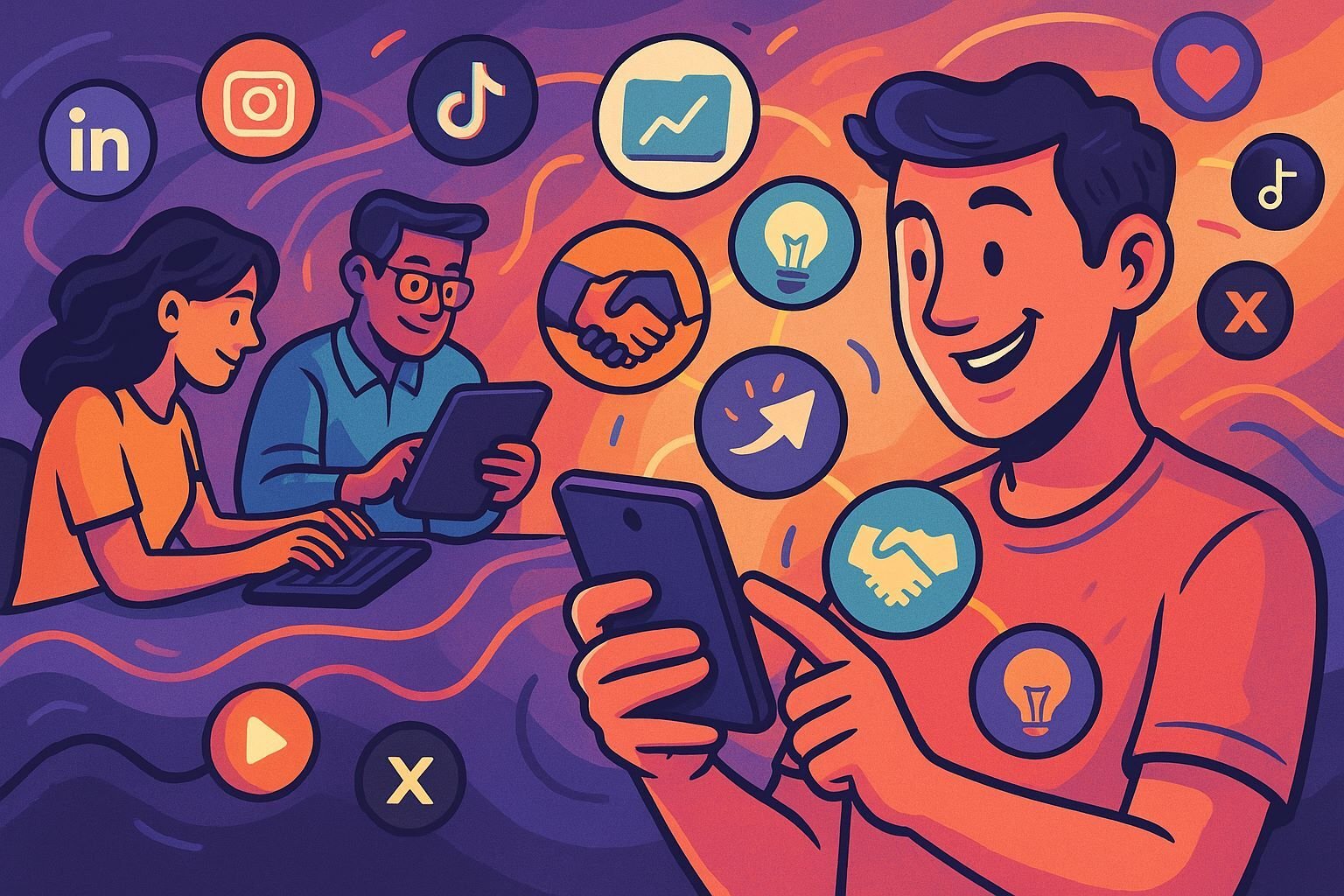 Cómo usar las redes sociales para algo más que para coleccionar likes