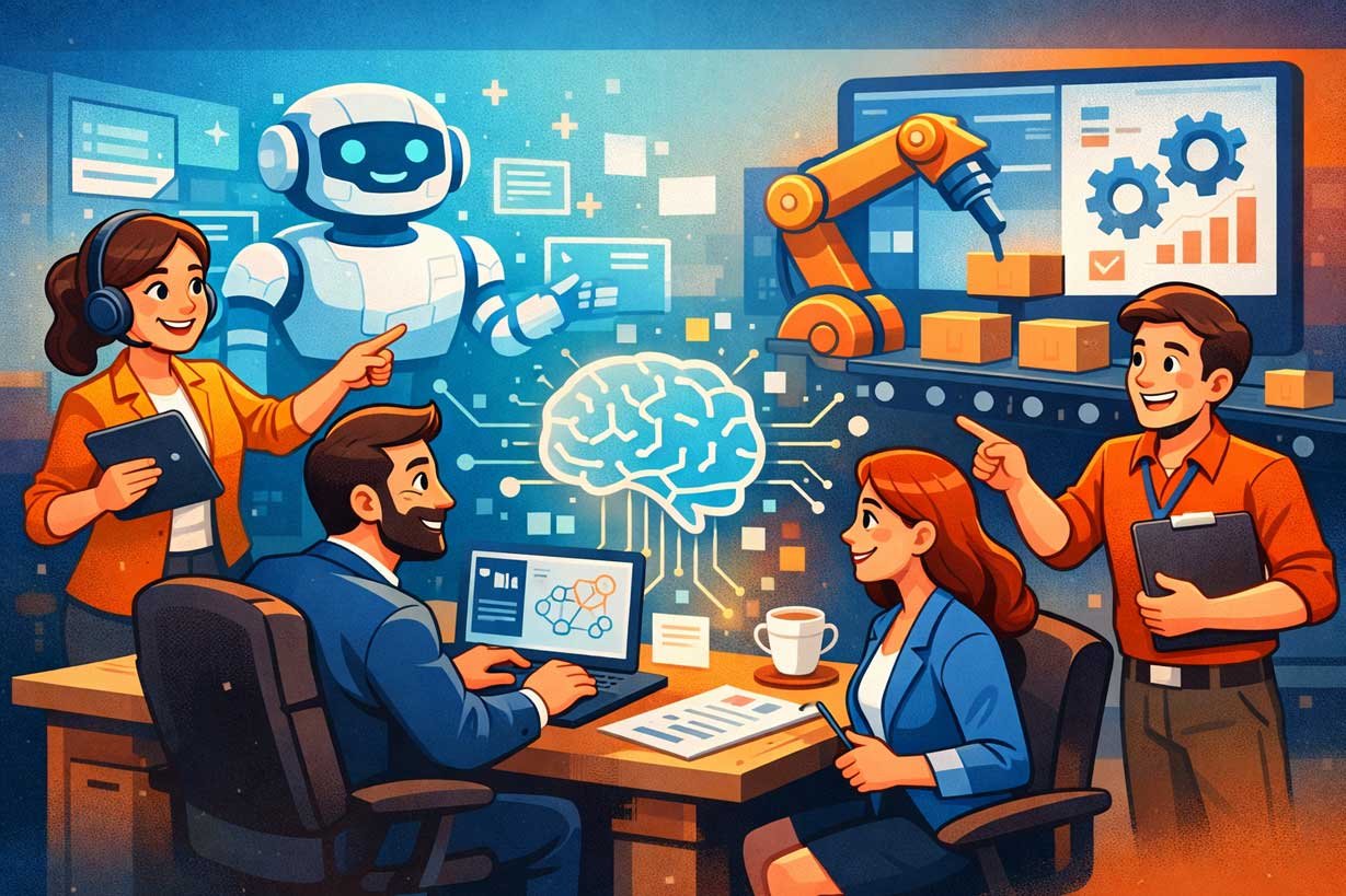 Ejemplos de inteligencia artificial aplicada a la gestión de procesos