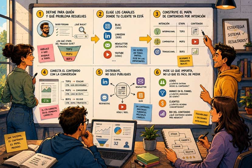 Estrategias de marketing de contenidos
