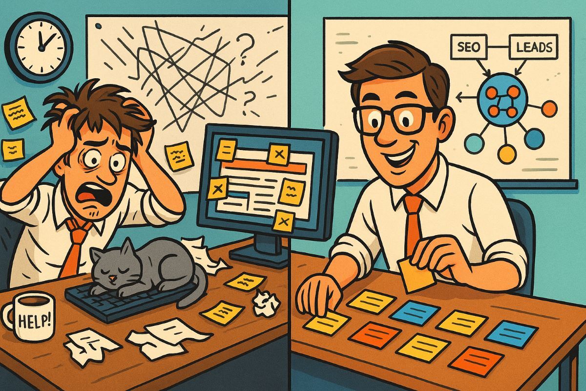 Estructura de un blog con topic cluster