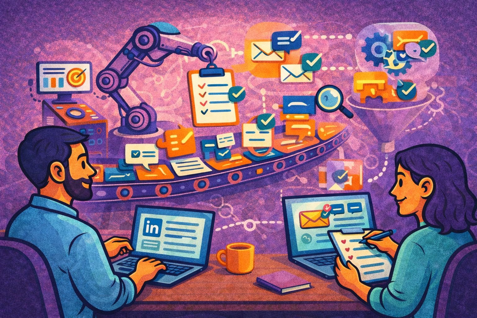 como automatizar en linkedin