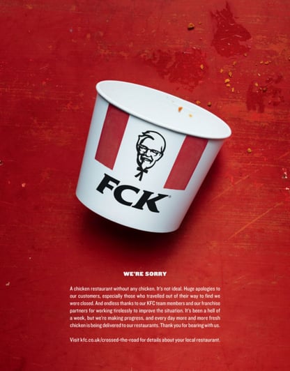 KFC copywriting